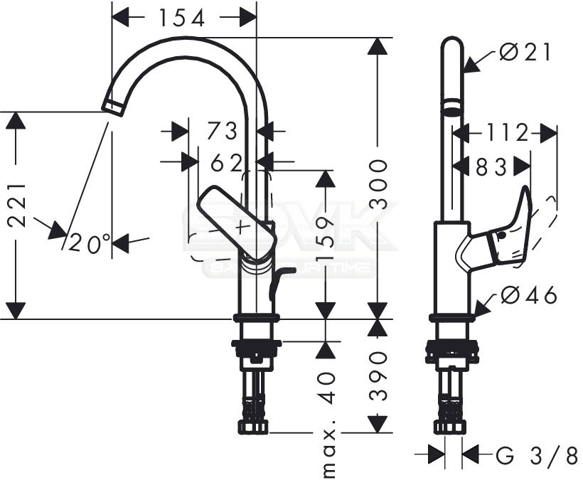    Hansgrohe Logis 71130000  -  3
